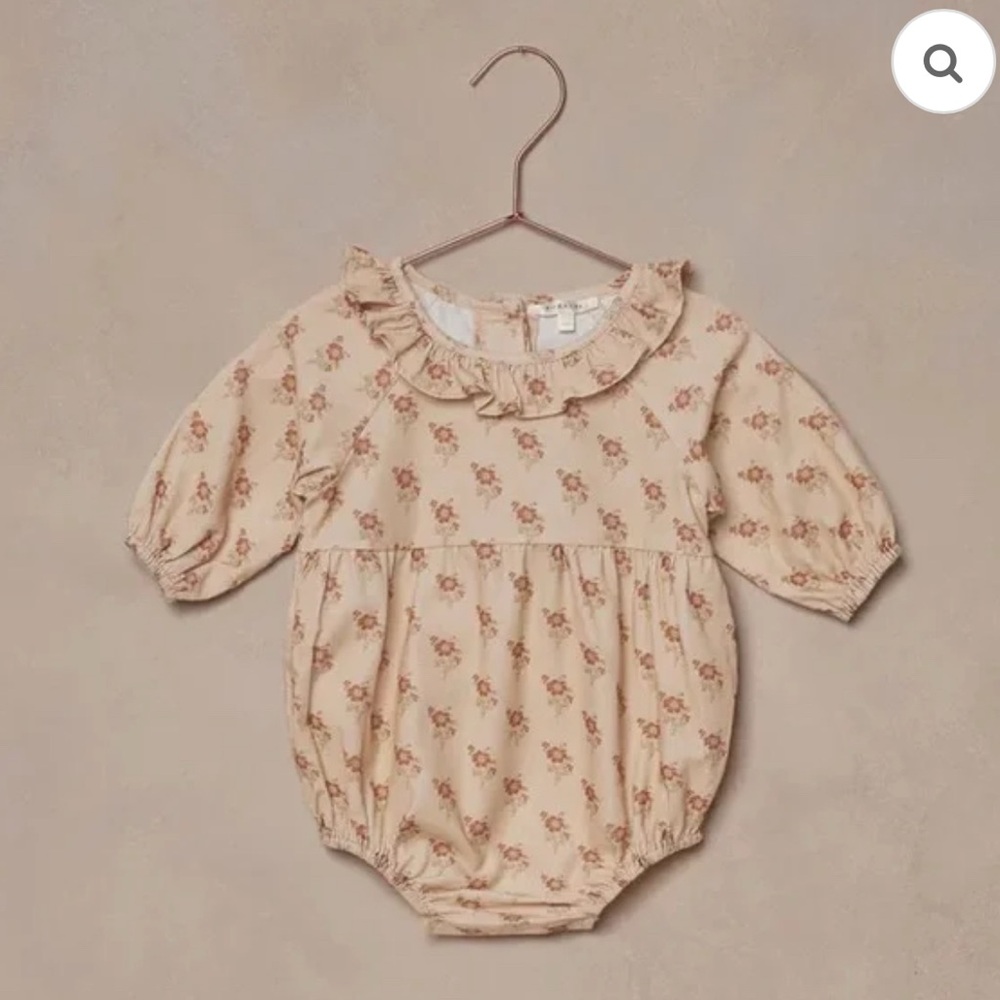 Noralee Adeline Romper Vintage Fleur - 6 months
